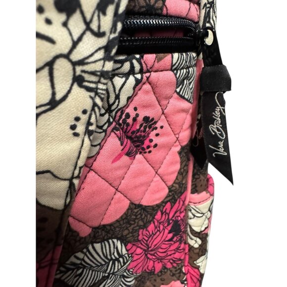 Vera Bradley Floral Quilted Cotton Backpack - Picture 5 of 7